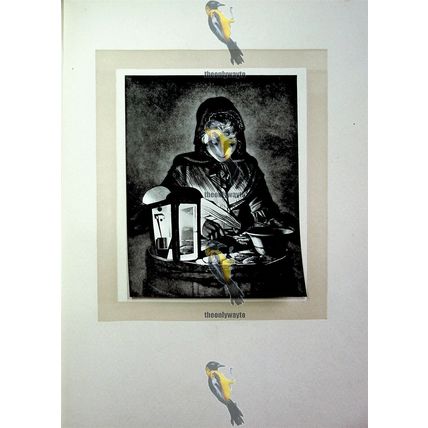 Oyster Woman, 'Tipped In' Book Illustration (Print), 1910