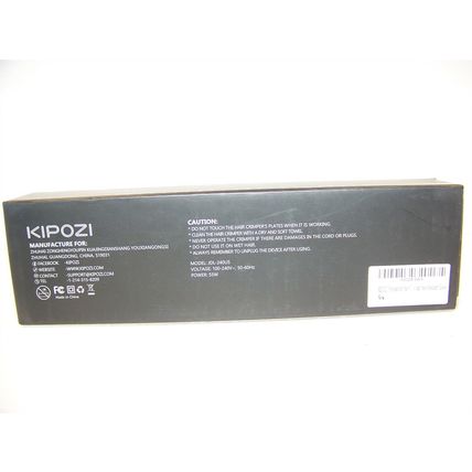KIPOZI 1 1/2" PROFESSIONAL CERAMIC HAIR CRIMPER NEW IN BOX