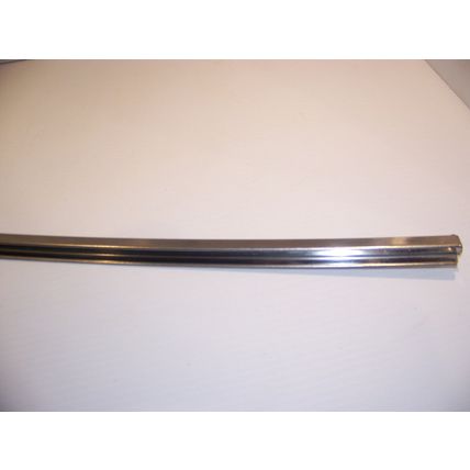 1965 DODGE MONACO 2D HT RH FRONT DOOR GLASS TRIM OEM POLARA