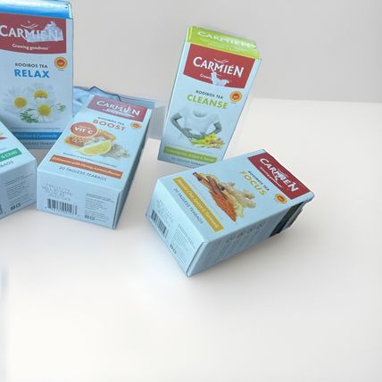 Carmien African Tea Variety Pack- 5 Pack: Focus, Revive, Boost, Relax & Cleanse