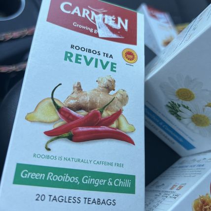 Carmien African Tea Variety Pack- 5 Pack: Focus, Revive, Boost, Relax & Cleanse