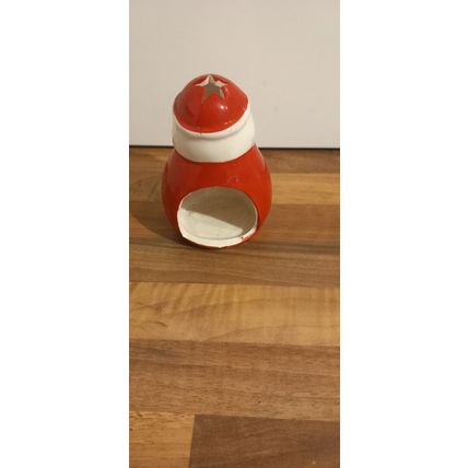 Santa Claus Tealight Candle Holders Christmas Ceramic Cute