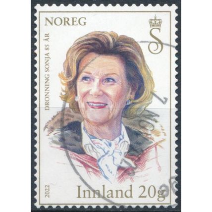 Royal Anniversaries: Innland 20g - Norway 2022 - FH - MiNr 2073