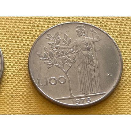 Umlaufmünze Italien 100 Lire 1976