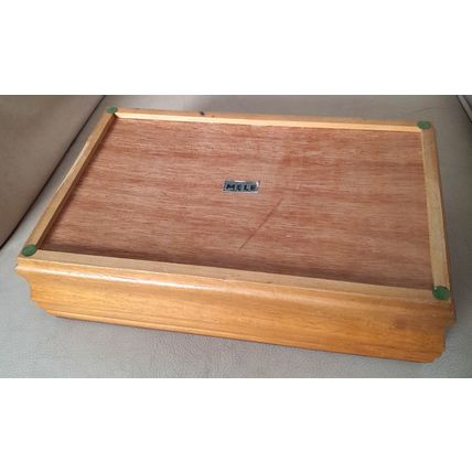 Vintage Wooden Mele Jewellery Box