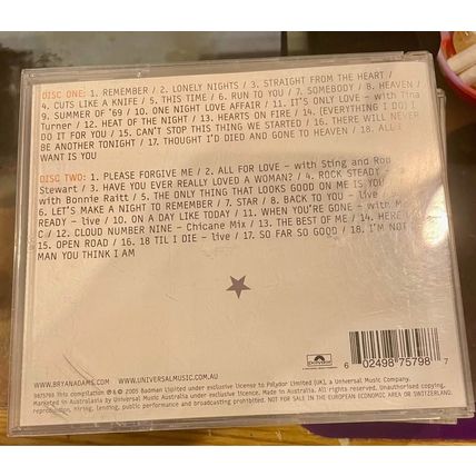 Anthology 1980-2005 - Bryan Adams - 2 CD set