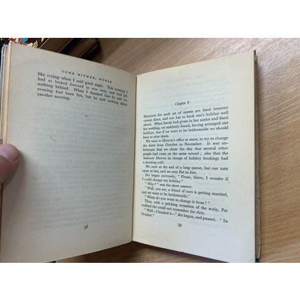 VINTAGE "COME HITHER, NURSE" JANE GRANT FICTION HARDBACK BOOK (P3)