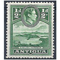 Antigua 1938 SG98 1/2d Green Unmounted Mint