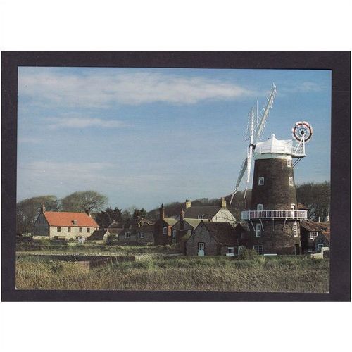 NORTH NORFOLK IN VIEW POST CARD .. CLEY MILL - NICE COLOURED PHOTO - UNUSED
