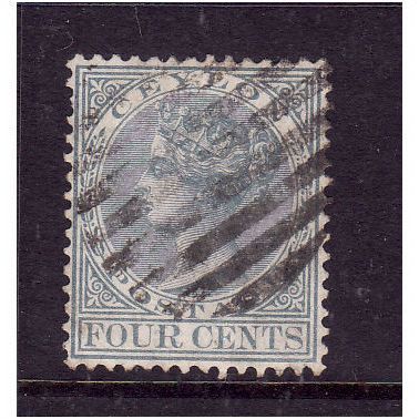 CEYLON 1872 SG 122 4c GREY USED