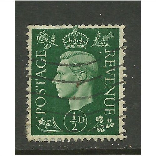 GB 1937 KGV1 1/2d Green stamp SG 462.(H438
