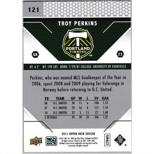 2011 Upper Deck - #121 - Troy Perkins