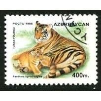 AZERBAIJAN 1995 - Fauna - Cats - Tiger 400m - Wild Animals - Mammals - CTO