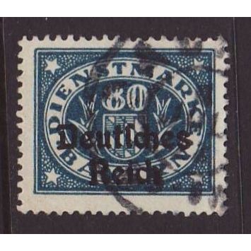 Bavaria - Germany 1920 SG O147 Used - Official (D-700)
