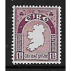 IRELAND 1922 SG73 MAP OF IRELAND 1 1/2d PURPLE M / MINT