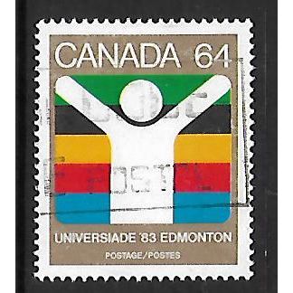 CANADA 1983 WORLD UNIVERSITY GAMES EDMONDTON 64c PICTOGRAM SG1089 FINE USED