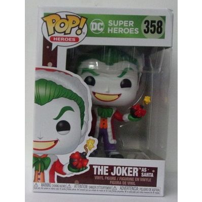 FUNKO / POP ' DC SUPERHEROES ' vinyl THE JOKER as SANTA (2020)