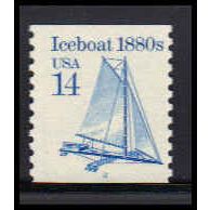 2134b 14c Iceboat Fine MNH Dry Gum CNS 2 PA5940
