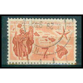 Used C55 7c Hawaii Statehood Fine WA0620