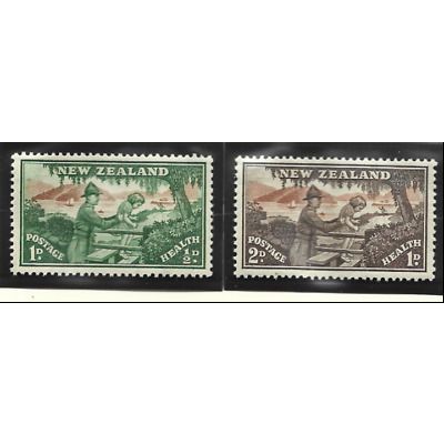 New Zealand Stamps Scott #B30 To B31, Mint Never Hinged