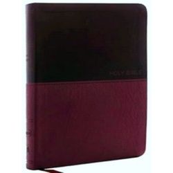 Nkjv, Value Thinline Bible, Large Print, Leathersoft, Burgundy, Red Letter Editi