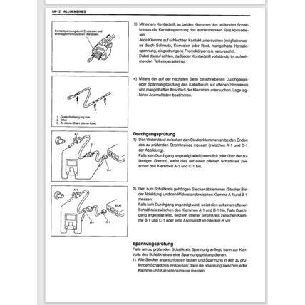 Suzuki Jimny SN413 Service Manual German 2002 9950081A0001G PDF