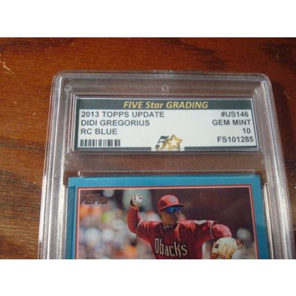 2013 Topps Update, Graded Gem Mint 10, DIDI GREGORIUS, Diamondbacks, Blue Rc