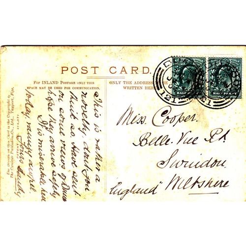 Vintage Postcard - A Sprig o' Hielant Heather Frae dear auld Scotia's Hills