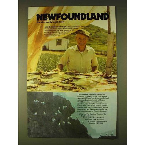 1979 Newfoundland Canada Tourism Ad - Another World