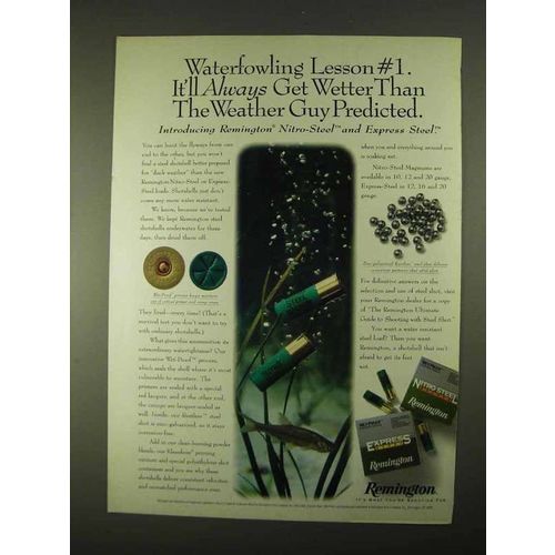 1994 Remington Nitro-Steel, Express Shotgun Shells Ad
