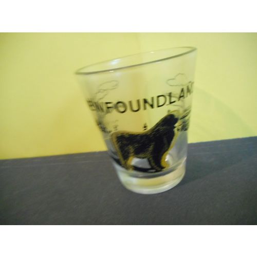 Newfoundland Dog Shot Glass