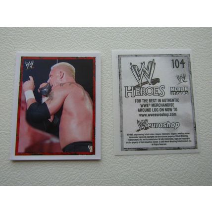 Topps - Merlin 2008 WWE Heroes Wresting Stickers 1-216 & P1-P15 Variants (EB2)