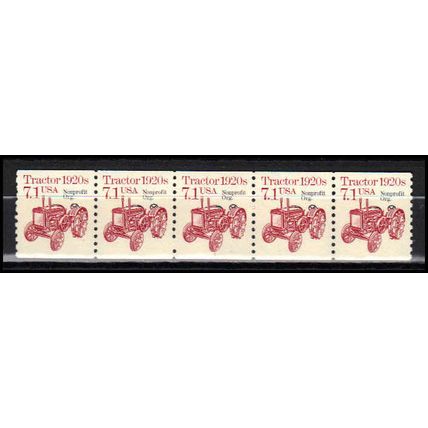 2127a 7.1c Tractor Very Fine MNH Dry Gum PNC 1/5 X0780