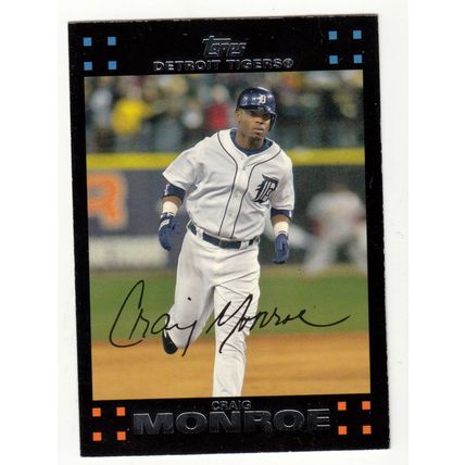 2007 Topps Pepsi baseball card P193 Craig Monroe