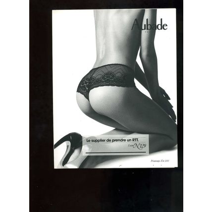 AUBADE Paris 2013 FRENCH LINGERIE CATALOG #129~COLOR/B&W LIKE NEW SEXY!!