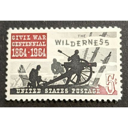 United States 5c Cents Unused Postage Stamp - Civil War Centennial 1864 - 1964