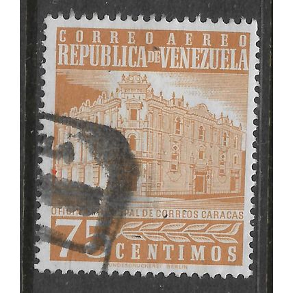 VENEZUELA 1958 75c BROWN GPO CARACAS SG 1499 FINE USED#2