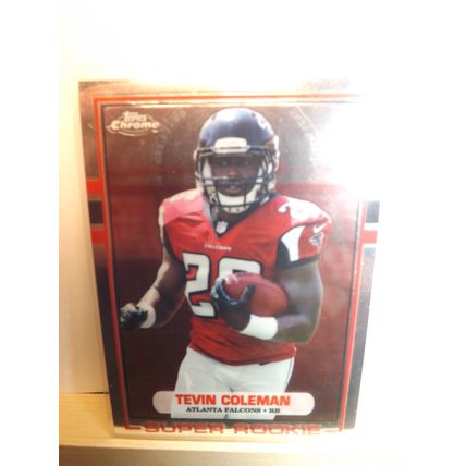 2015 Topps Chrome TEVIN COLEMAN (Atlanta Falcons) Super Rookie card #89-TC