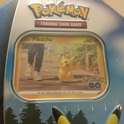 New Pokemon Go Holo Pikachu Premium Tin - 42 Total Cards