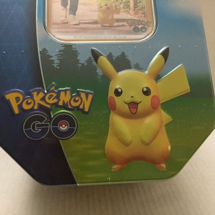 New Pokemon Go Holo Pikachu Premium Tin - 42 Total Cards