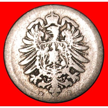 EAGLE (1873-1889): GERMANY ★ 10 PFENNIGS 1873D UNCOMMON! ★LOW START★NO RESERVE