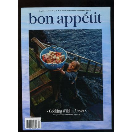 BON APPETIT MAGAZINE SEPT 2023 "Cooking Wild in Alaska" New issue