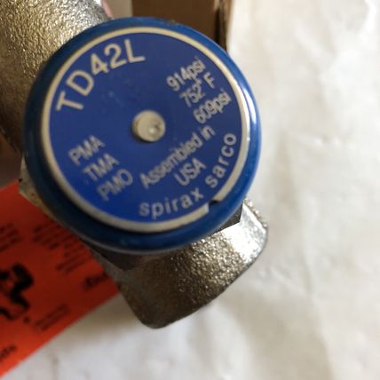 NEW SPIRAX SARCO TD42L THERMODYNAMIC 3/4" NPT A743 CA40 Cool Blue STEAM TRAP,BT