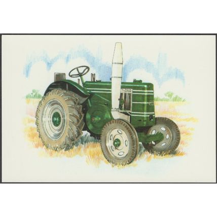 Field Marshall Tractor - Golden Era Postcard