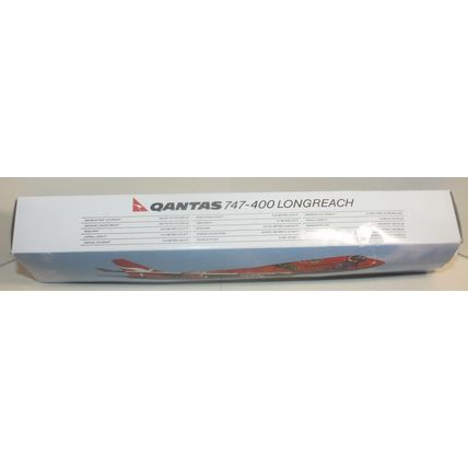 Qantas 747-400 Longreach Wunala Dreaming Air Plane Model - Metal Body in Box