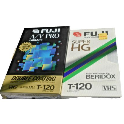 6x FUJI Super HG 120 VHS Video Cassette Tape NEW & SEALED Free shipping