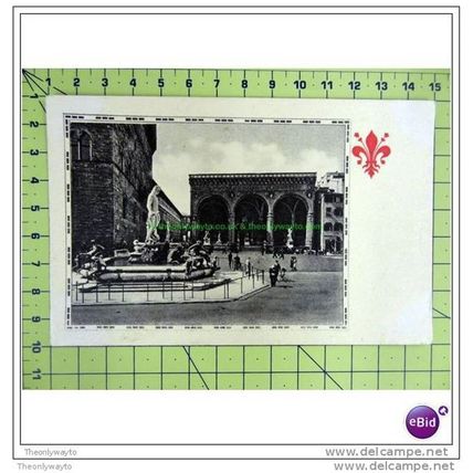 PIAZZA DELLA SIGNORIA, FIRENZE (FLORENCE), ITALY, Postcard