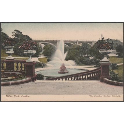 Miller Park, Preston, Lancashire, c.1905-10 - Woodbury Series Postcard
