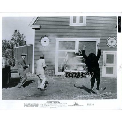 VIOLENT SATURDAY 1955 Victor Mature, Margaret Hayes, Lee Marvin 8 10x8 STILLS