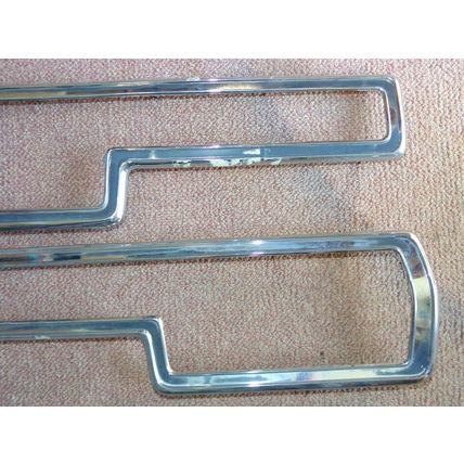 1976 77 Dodge Aspen R/T RT Taillight Trim Ring Bezels OEM Pair 3881020 3881021